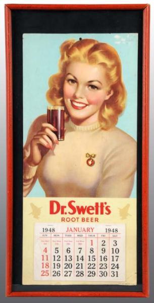 Appraisal: Dr Swett's Root Beer Calendar Description Dated Calendar pad appears