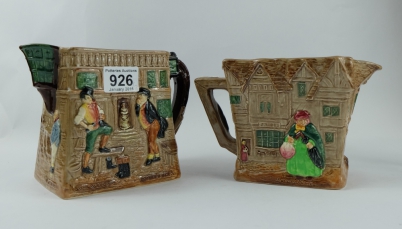 Appraisal: Royal Doulton embossed Dickens jugs Old London and The Pickwick