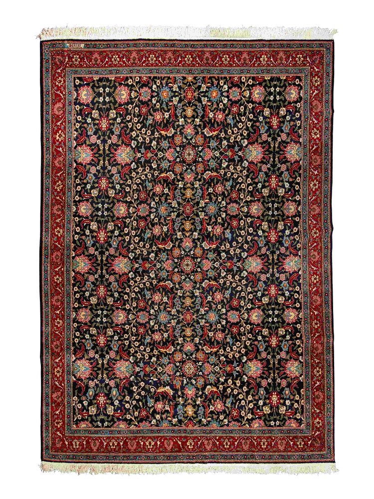 Appraisal: A Hereke Wool Rug A Hereke Wool Rug Second Half