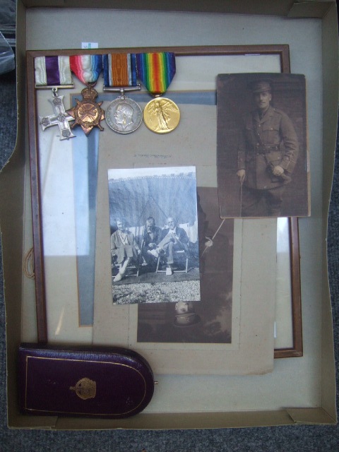 Appraisal: A group of four First World War period medals awarded