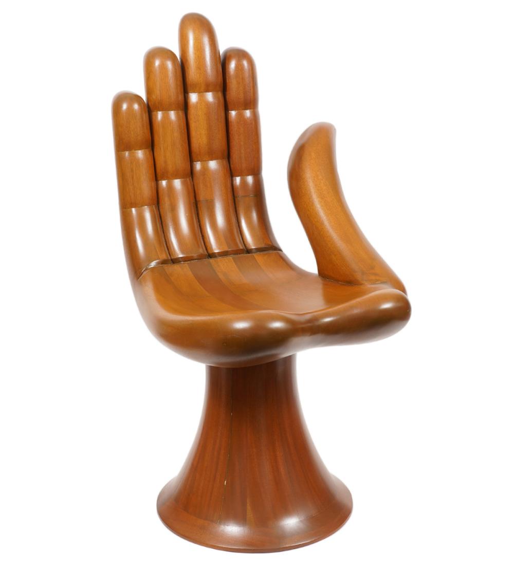 Appraisal: PEDRO FRIEDEBERG ICONIC RIGHT HAND CHAIRPedro Friedeberg Mexico b -