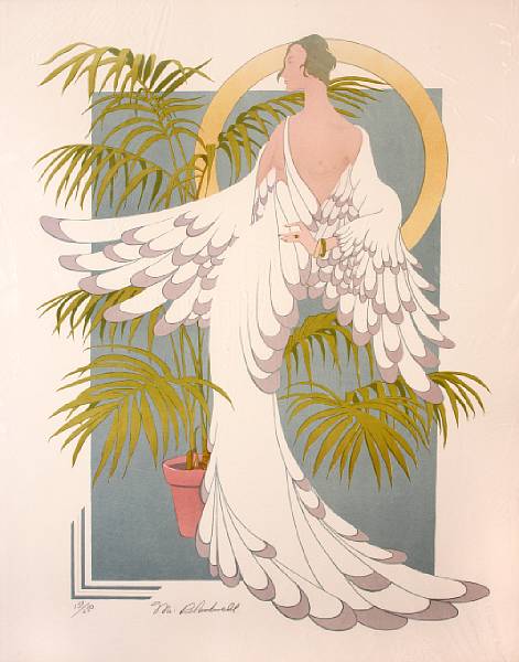 Appraisal: Mr Blackwell th century Swan Lady n d Lithograph in