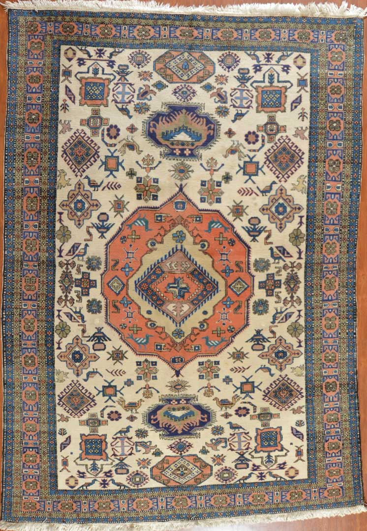 Appraisal: Persian Ardebil rug approx x Iran circa Condition Needs to