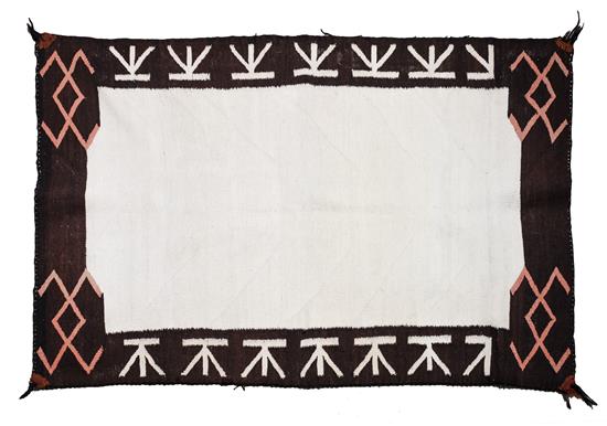 Appraisal: Sale Lot A Navajo Double Saddle Blanket early th century