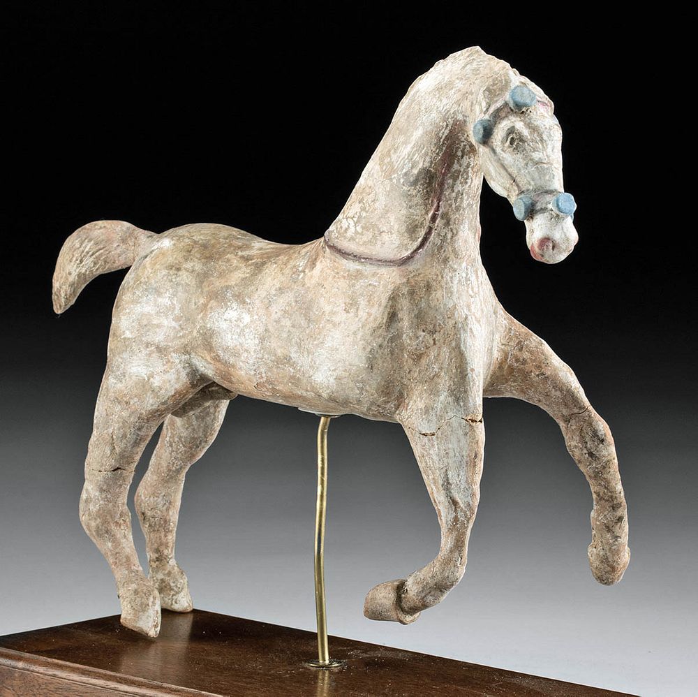 Appraisal: Rare Canosan Polychrome Terracotta Horse w TL Magna Graecia Southern