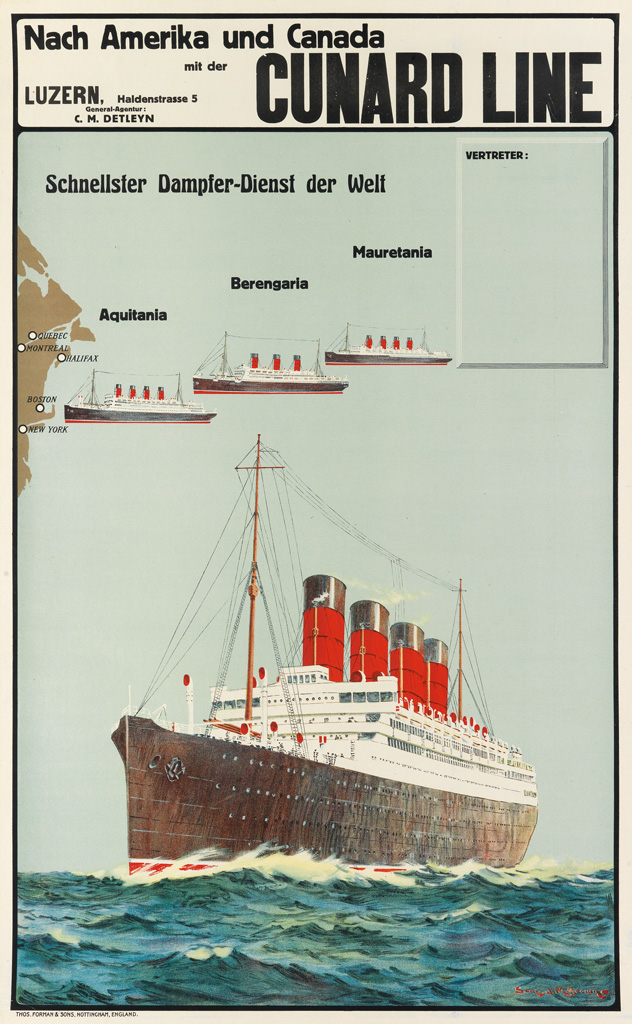 Appraisal: SAMUEL JOHN MILTON BROWN - NACH AMERIKA UND CANADA CUNARD