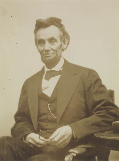 Appraisal: ABRAHAM LINCOLN Select group of photographs of or relating to