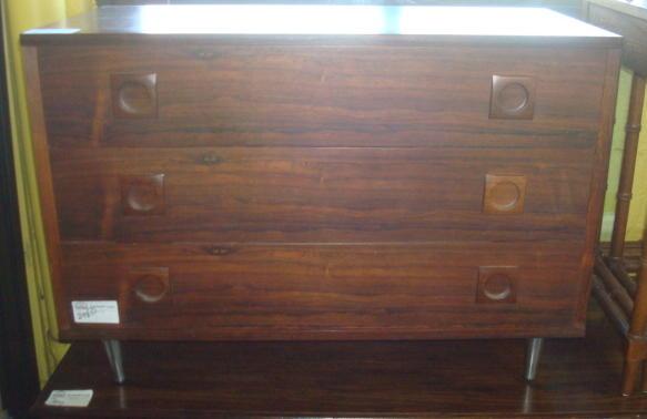 Appraisal: Midcentury Coffee Table together with a Small Drawer Rosewood Midcentury