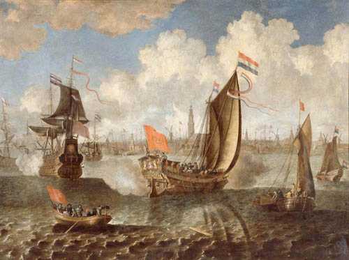 Appraisal: VELDE PETER VAN DE Antwerp after View of Rotterdam with