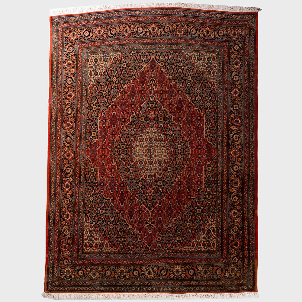 Appraisal: Persian Central Medallion Carpet ft in x ft in Dimension