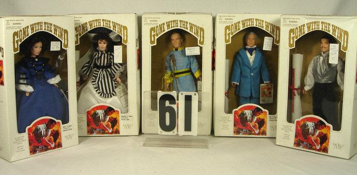 Appraisal: Set of Gone with the Wind Figures Dolls made by