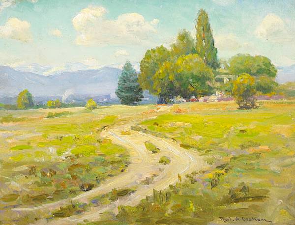 Appraisal: n a Robert Alexander Graham American - Country Road No