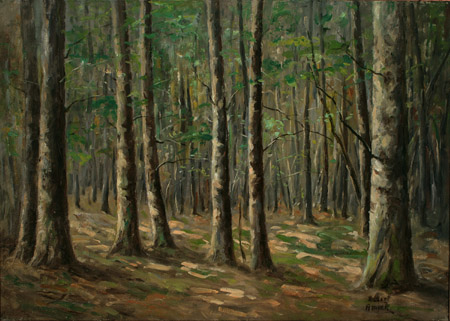 Appraisal: Robert Wesley Amick American - The Timber Woods Signed Robert