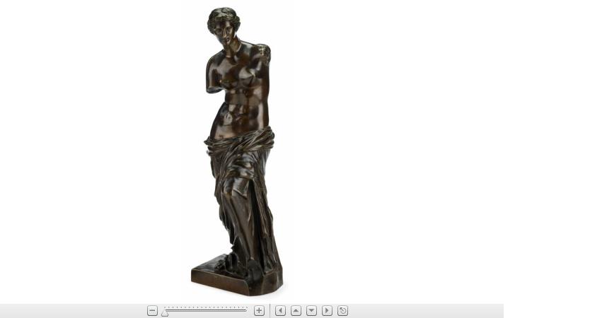 Appraisal: Continental bronze of Venus de Milo late th century