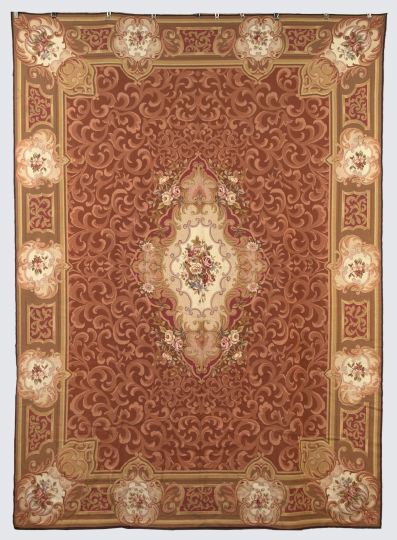 Appraisal: Aubusson Needlepoint Carpet ' x '