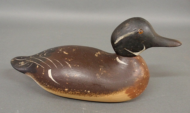 Appraisal: - Mason standard grade wood duck drake decoy with old