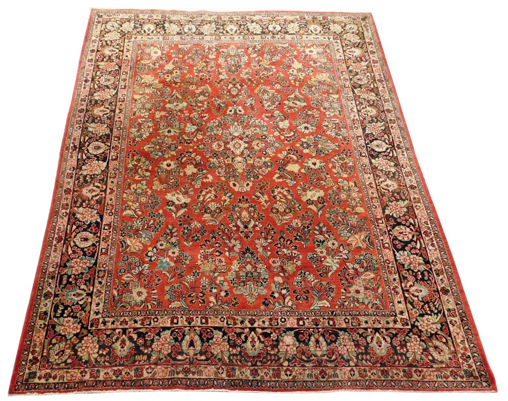 Appraisal: RUG Semi-antique Persian Mahal Sarouk rug ' x ' allover