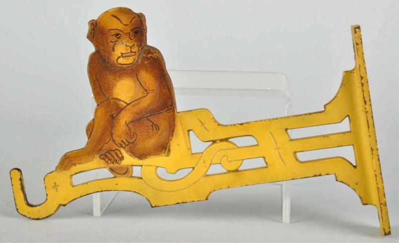 Appraisal: Cast Iron Monkey Plant Holder Description Made by Judd Company