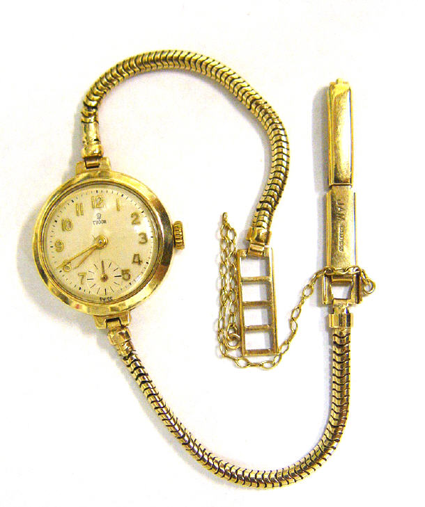 Appraisal: ct gold Tudor ladies wristwatch