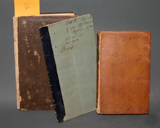 Appraisal: Natural Domestic History Titles mo Mrs Putnam's Receipt Book And