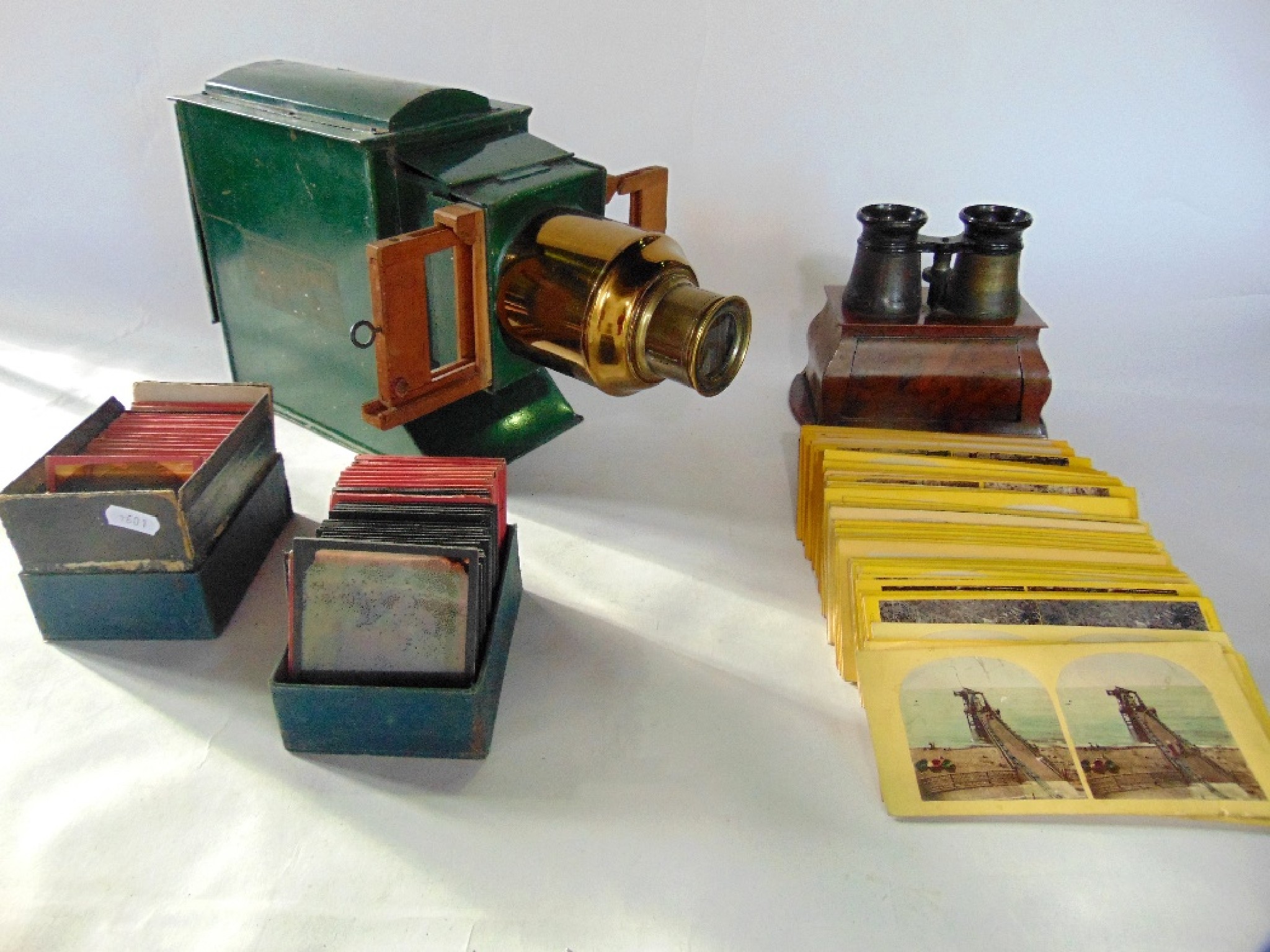 Appraisal: An early th century 'Boys Own' magic lantern slide projector