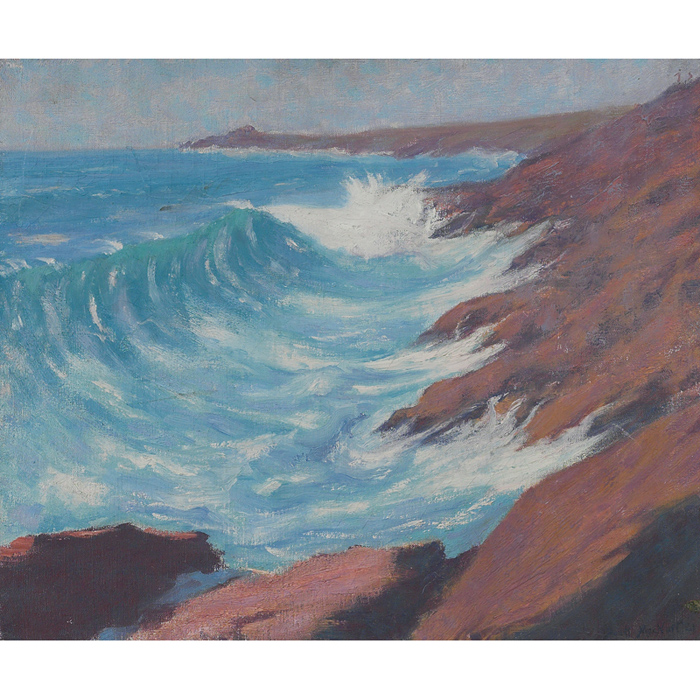 Appraisal: J Scott MacNutt American b Surf c oil canvas x