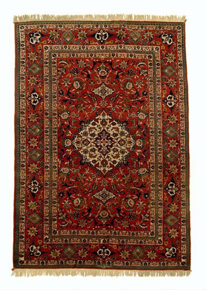 Appraisal: Isphahan carpet central persia circa second quarter th century Inscribed