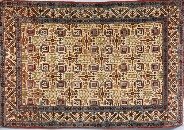 Appraisal: Fine antique Persian Bijar carpet ' x ' Good condition