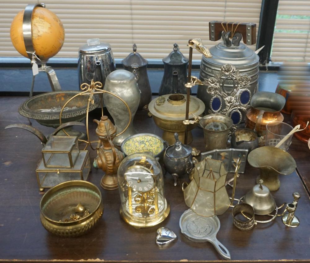 Appraisal: International Silverplate Four-Piece Coffee-Tea Set and a Group of Metalware