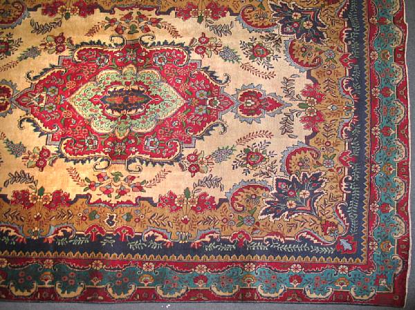 Appraisal: A Tabriz carpet size approximately ft x ft