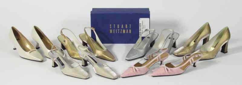 Appraisal: Six Pairs of High Heels Stuart Weitzmanincluding a pair of