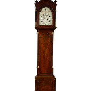 Appraisal: A George III Mahogany Tall Case Clock Sam Toulmin Strand