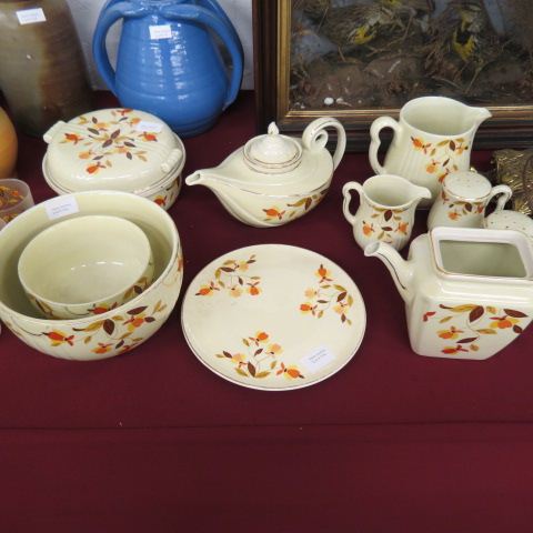 Appraisal: pcs Hall's Jewel T includes teapot pitchers bowls covered casserole