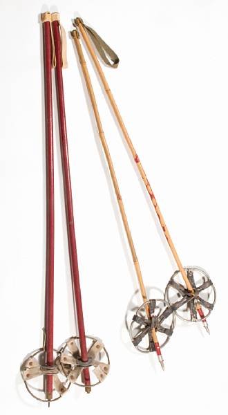 Appraisal: A Marilyn Monroe group of ski poles circa s Two