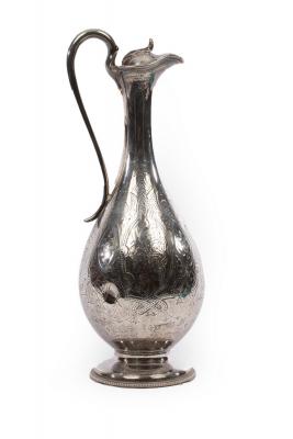 Appraisal: A Victorian silver claret jug George John Richards Edward Charles