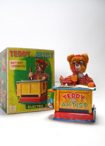 Appraisal: Teddy the Artist - by ' Y' Japan with original