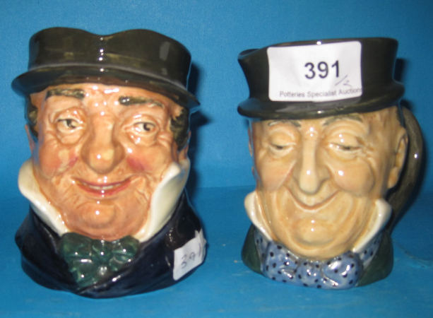 Appraisal: Royal Doulton Intermediate Character Jug Mr Micawber D and Capt