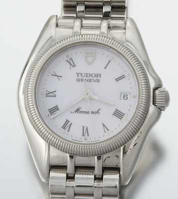 Appraisal: A Tudor Monarch Ladies' Stainless Steel Watch Tudor by Rolex