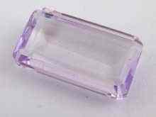 Appraisal: A loose polished kunzite approx ct