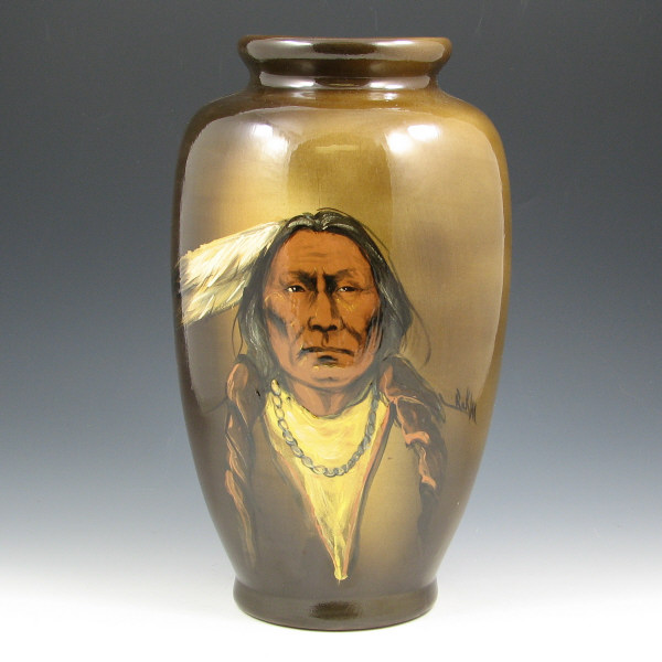 Appraisal: Wisecarver Native American Indian Vase - Mint Rick Wisecarver Native