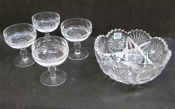 Appraisal: SET OF WATERFORD CUT CRYSTAL STEMWARE AND A CUT CRYSTAL