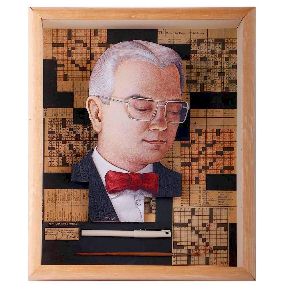 Appraisal: Michael Bergt born Artist Michael Bergt Title Puzzling John Pence