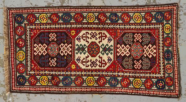 Appraisal: A Chachli rug Caucasus circa size approximately ft x ft