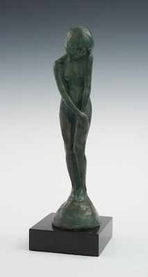 Appraisal: Malvina Cornell Hoffman American - La Frileuse Cast bronze with