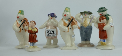 Appraisal: Royal Doulton The Snowman Gift collection figures to include Violinist