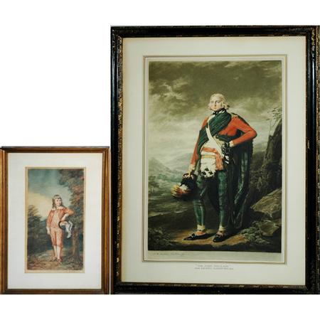 Appraisal: After Sir Henry Raeburn SIR JOHN SINCLAIR Color mezzotint Together