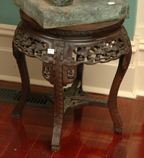 Appraisal: AN EARLY TH CENTURY CHINESE HARDWOOD VASE STAND cm high