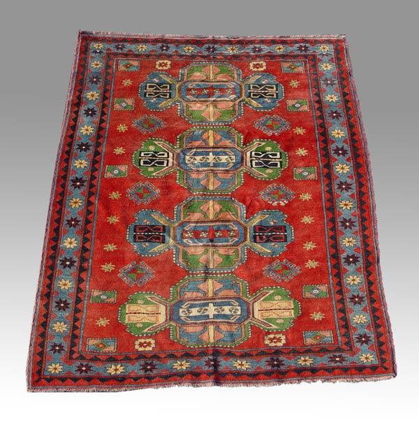 Appraisal: CONTEMPORARY TURKISH KAZAK RUG Approx ' '' x ' ''