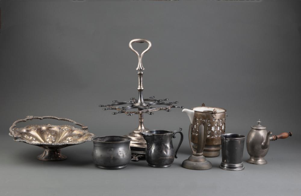 Appraisal: Group of Miscellaneous Silverplate Table Items incl Reed and Barton