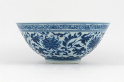 Appraisal: A Chinese blue and white bowl painted in the Ming